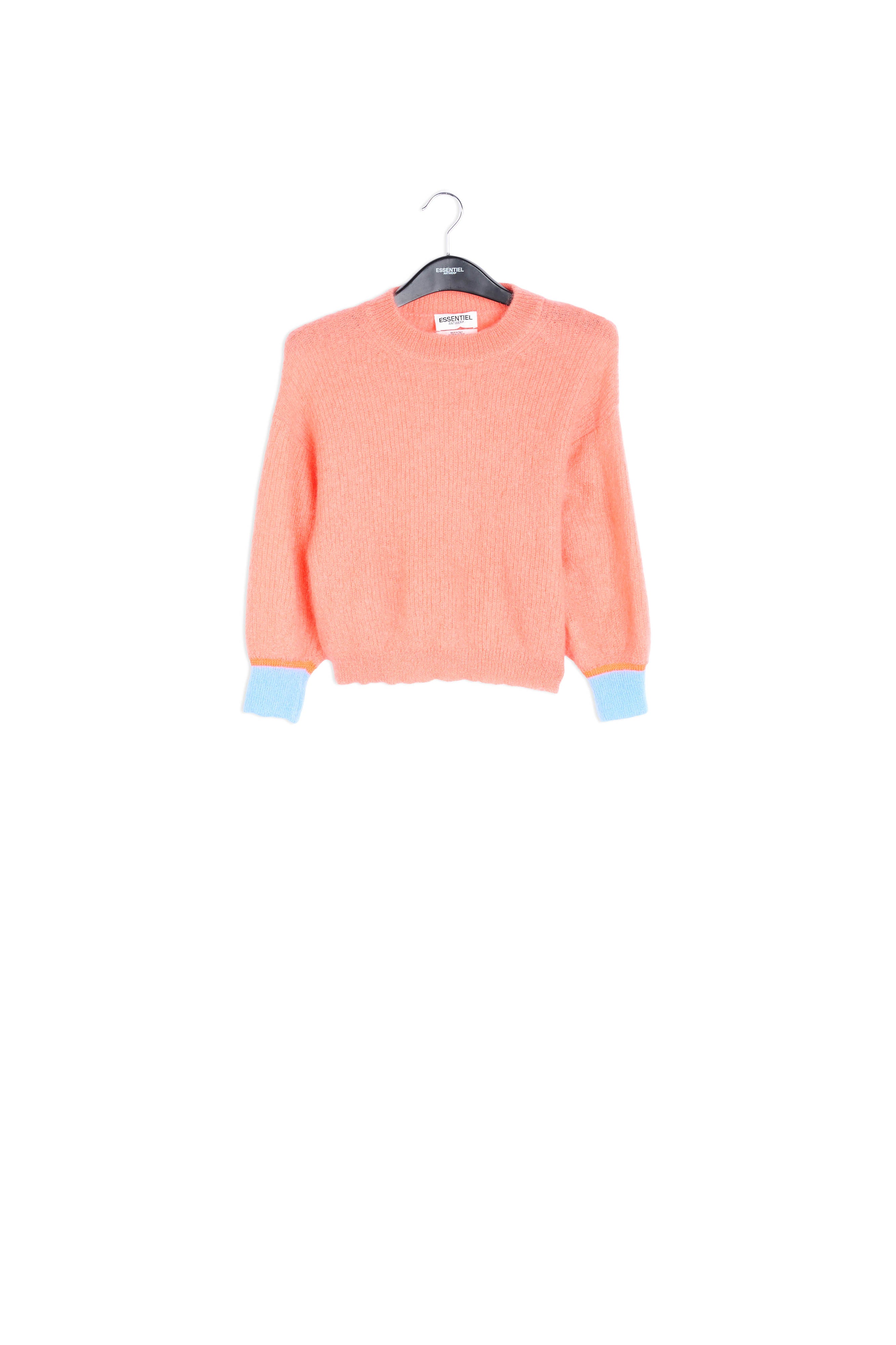Orange mohair-blend knit RE—SSENTIEL | Essentiel second hand