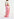 Pantalon tie-dye rose clair aux jambes larges Faume - seconde main
