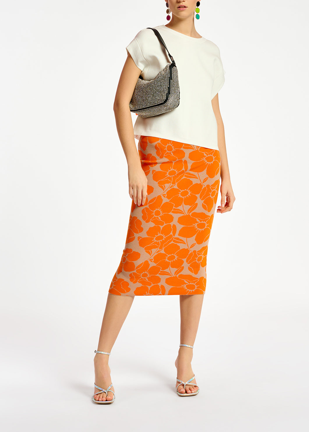 Pull sans manches en tricot blanc cassé RE—SSENTIEL | Essentiel second hand