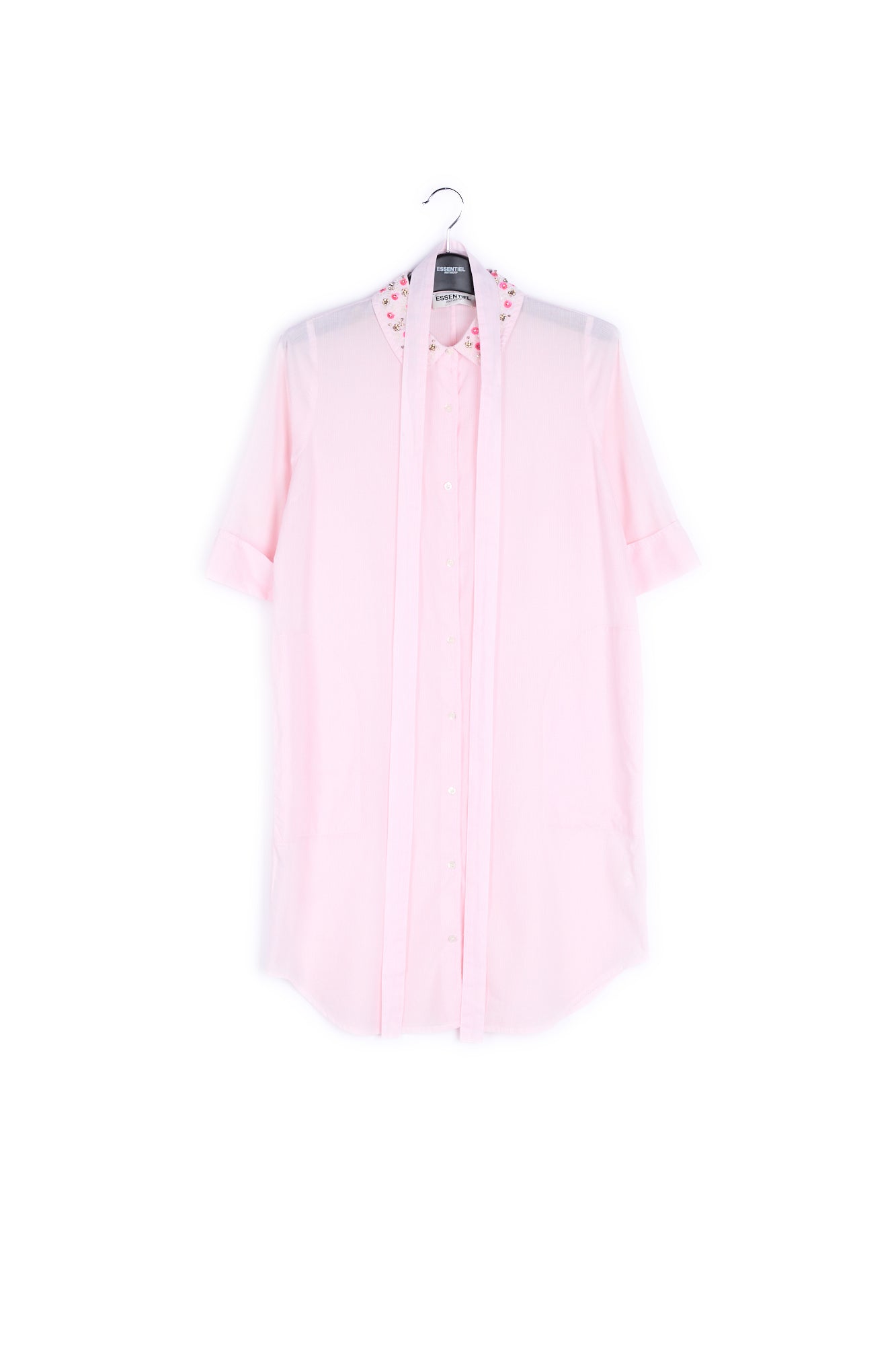 Emroidered collar shirt dress RE—SSENTIEL | Essentiel second hand