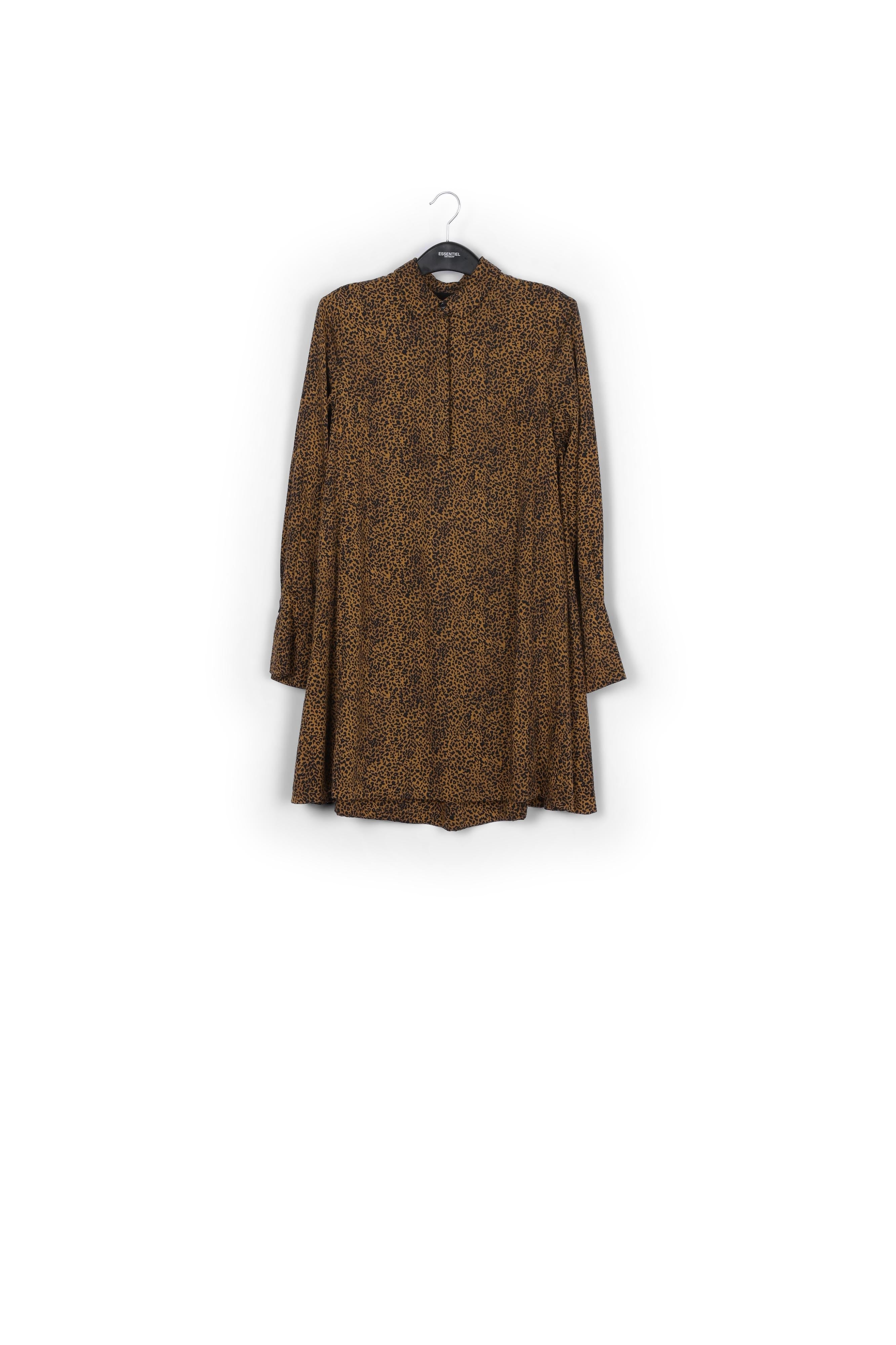 A-line dress with leopard print RE—SSENTIEL | Essentiel second hand