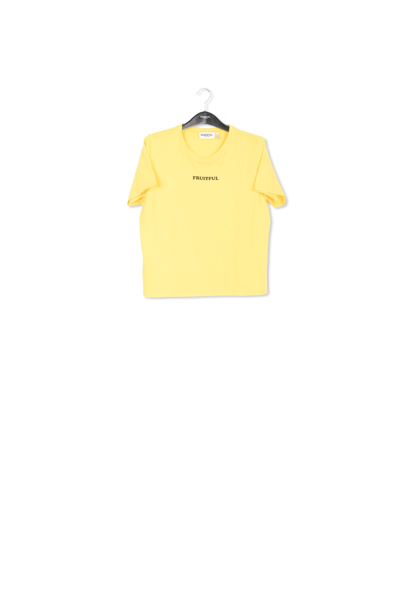 T-shirt jaune oversize en coton bio RE—SSENTIEL | Essentiel second hand