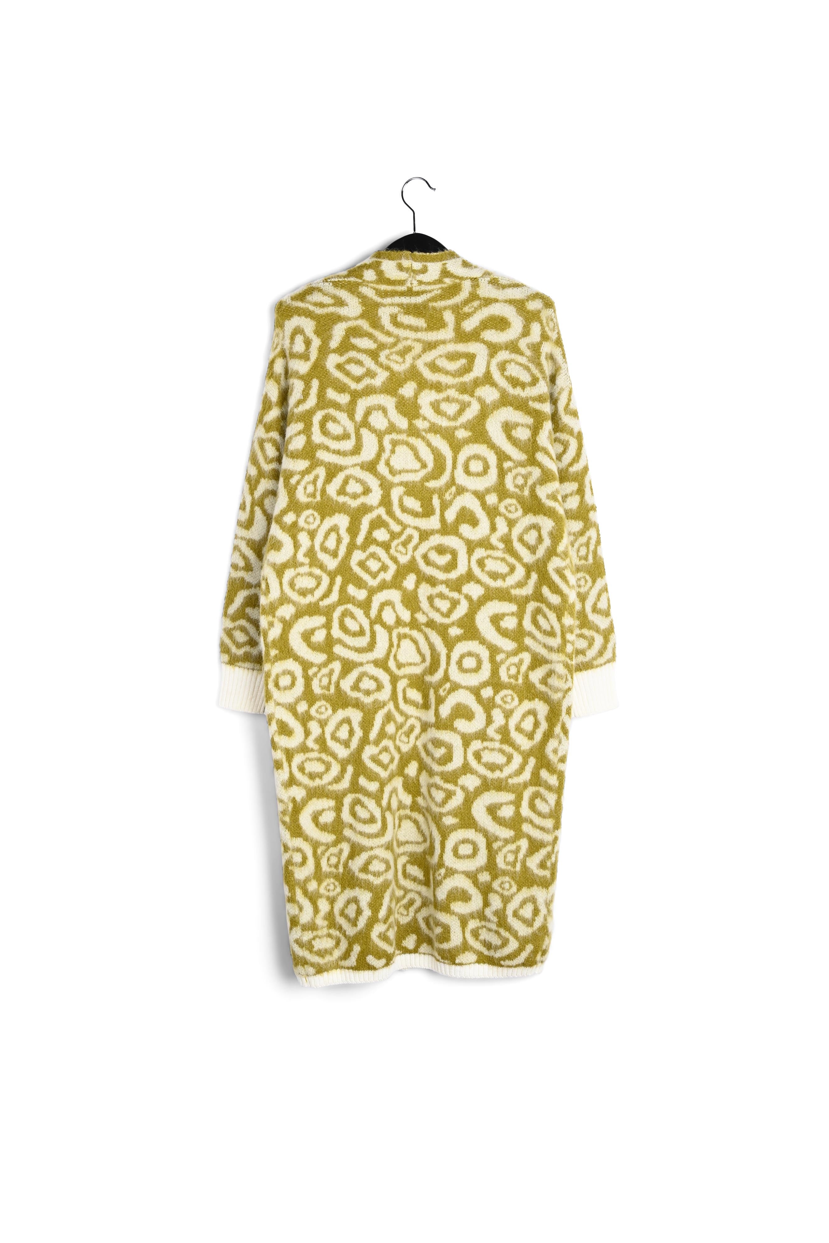 Blue and red leopard-print cardigan RE—SSENTIEL | Essentiel second hand