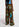 Kaki broek met brede pijpen en bloemenprint Faume - seconde main