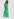 Printed green silk shirt dress Faume - seconde main