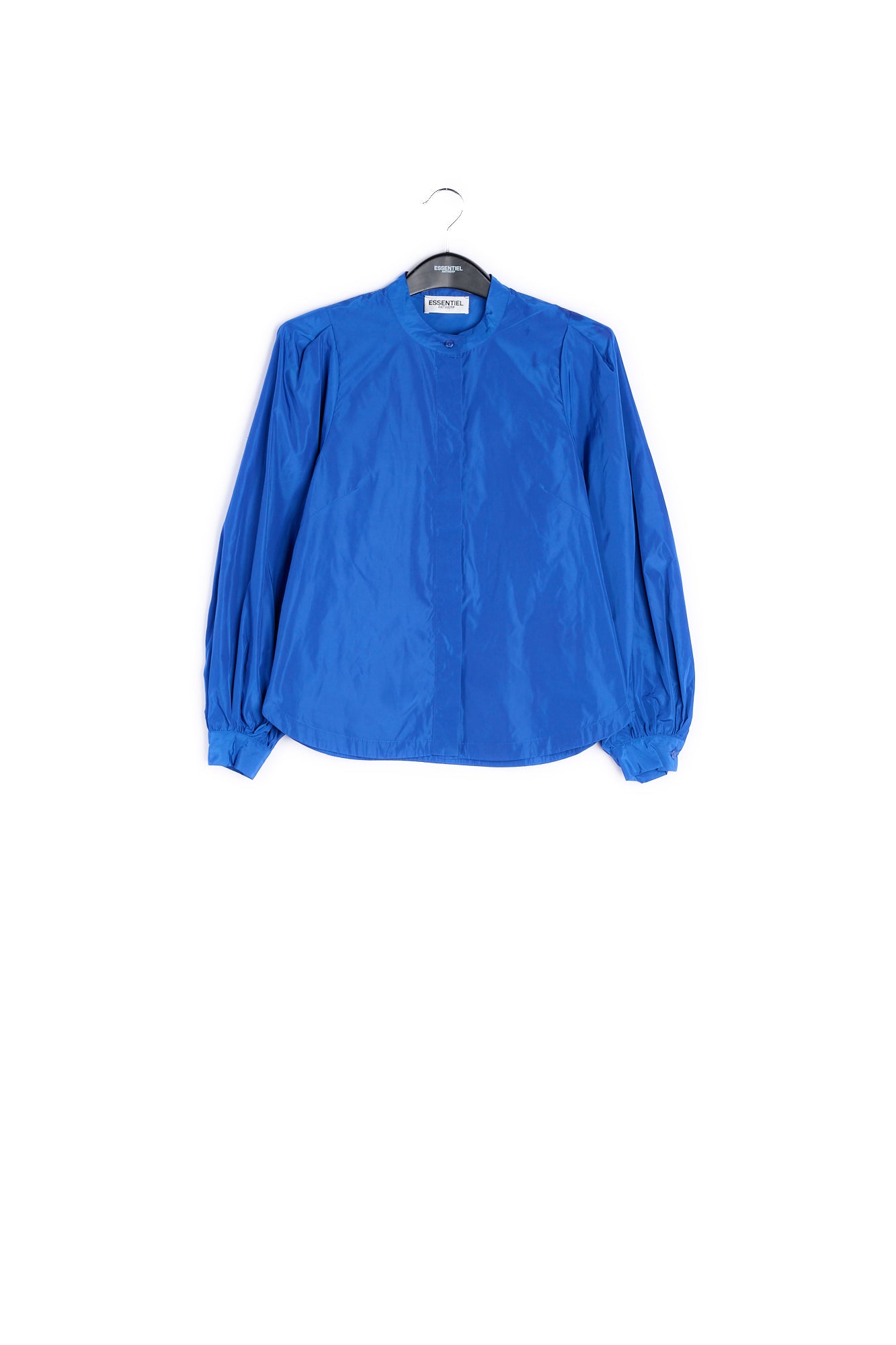 Blue puffed-sleeve top RE—SSENTIEL | Essentiel second hand