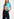 Blue cotton-jersey 'Woman Reading' T-shirt - collaboration with KMSKA Faume - seconde main