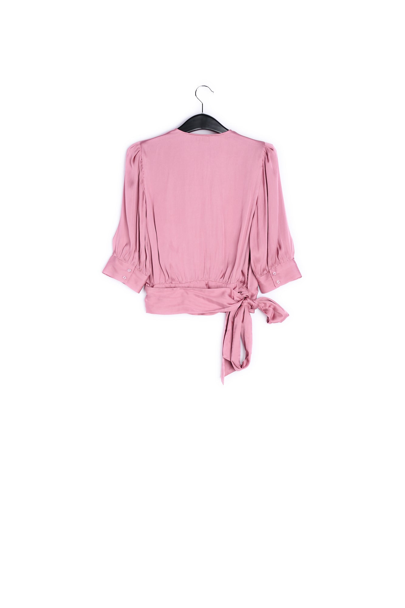 Dusty pink wrap top RE—SSENTIEL | Essentiel second hand