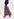 Black floral-print wrap maxi skirt Faume - seconde main