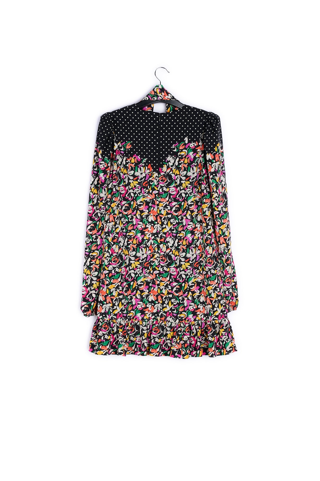 Colorful floral and polka-dot mixed-print dress RE—SSENTIEL | Essentiel second hand
