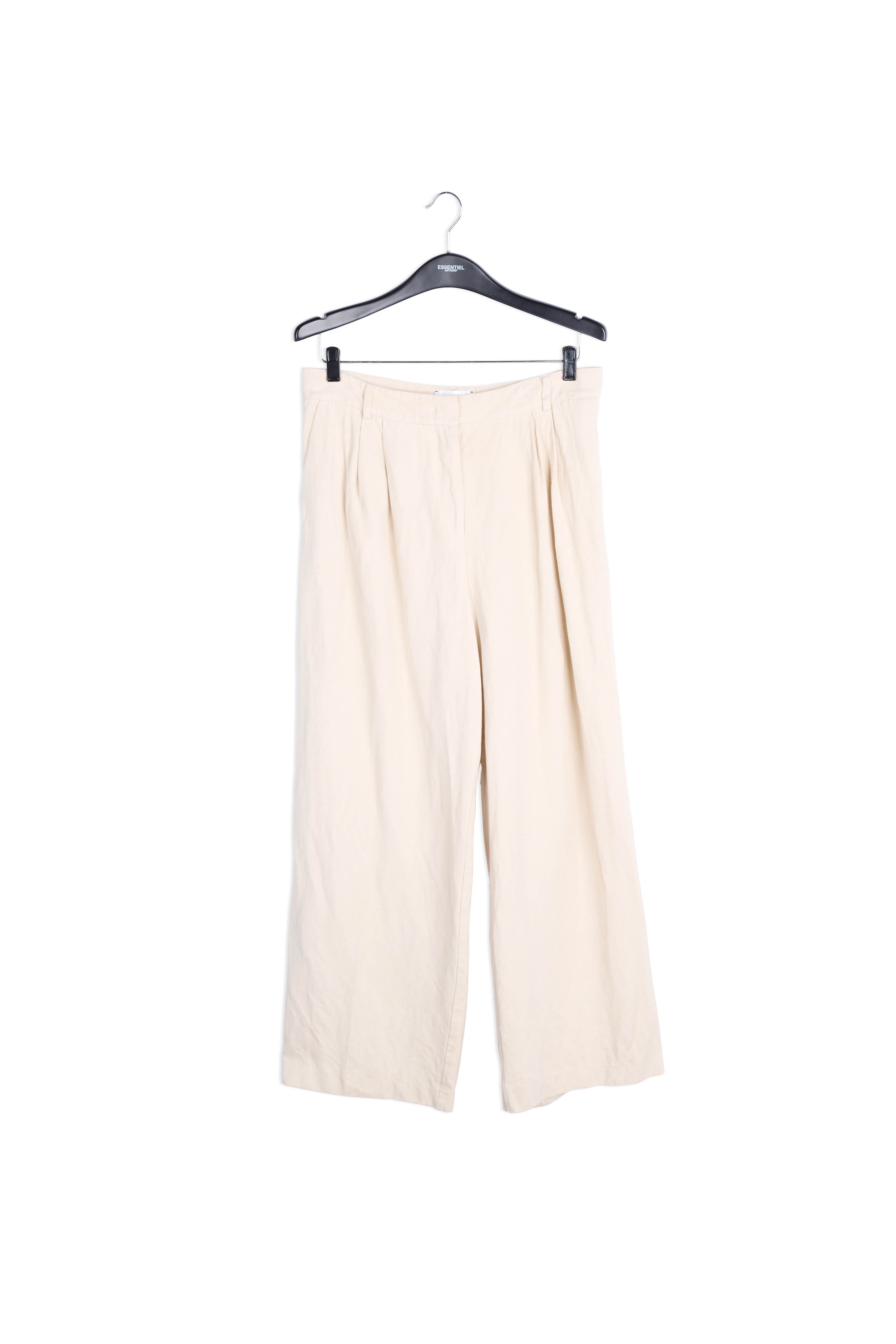 Off-white wide-leg pants RE—SSENTIEL | Essentiel second hand