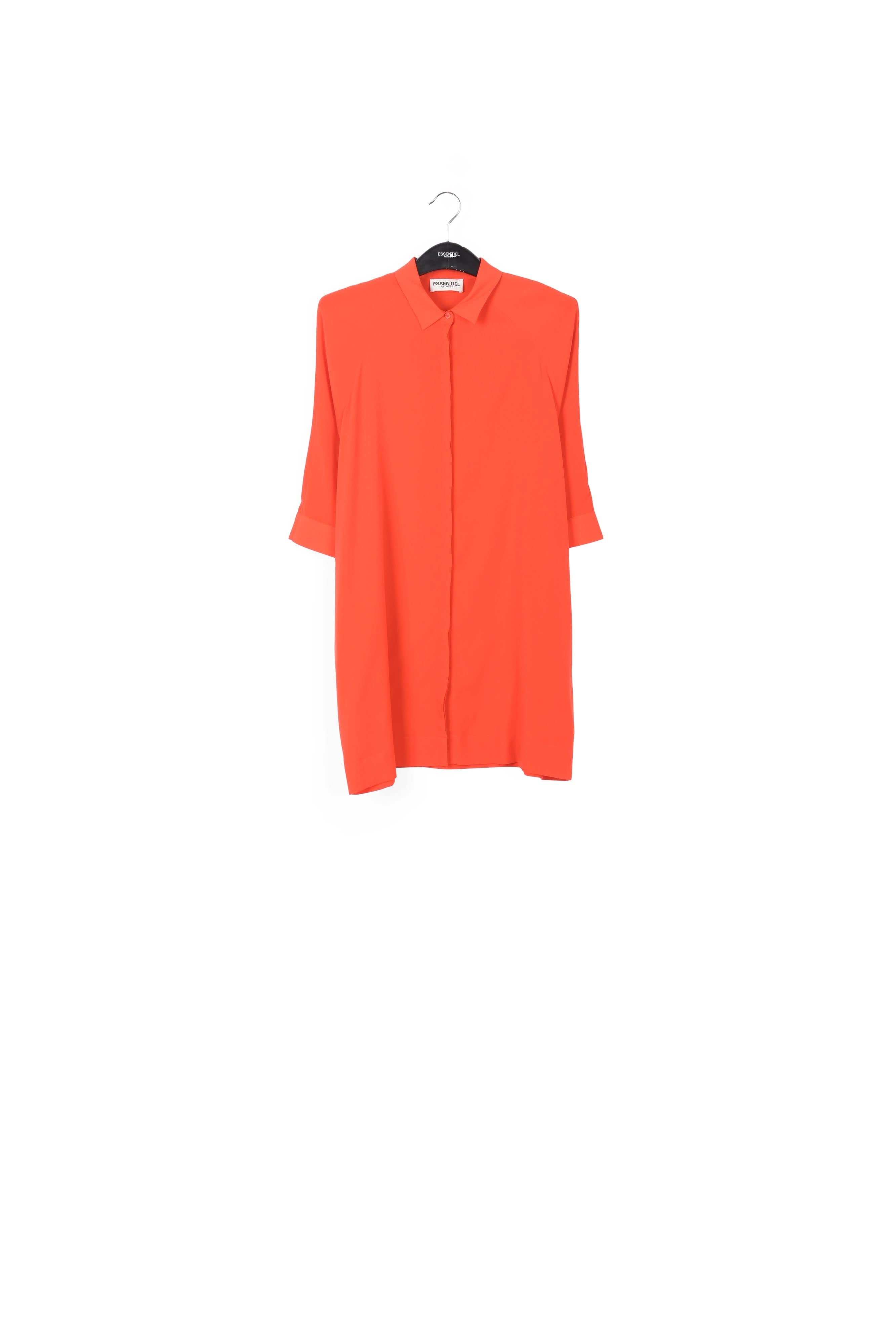 Robe chemise rouge RE—SSENTIEL | Essentiel second hand
