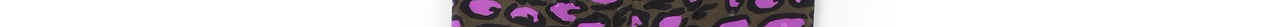 Kakigroene zijden kokerrok met luipaardprint Faume - seconde main