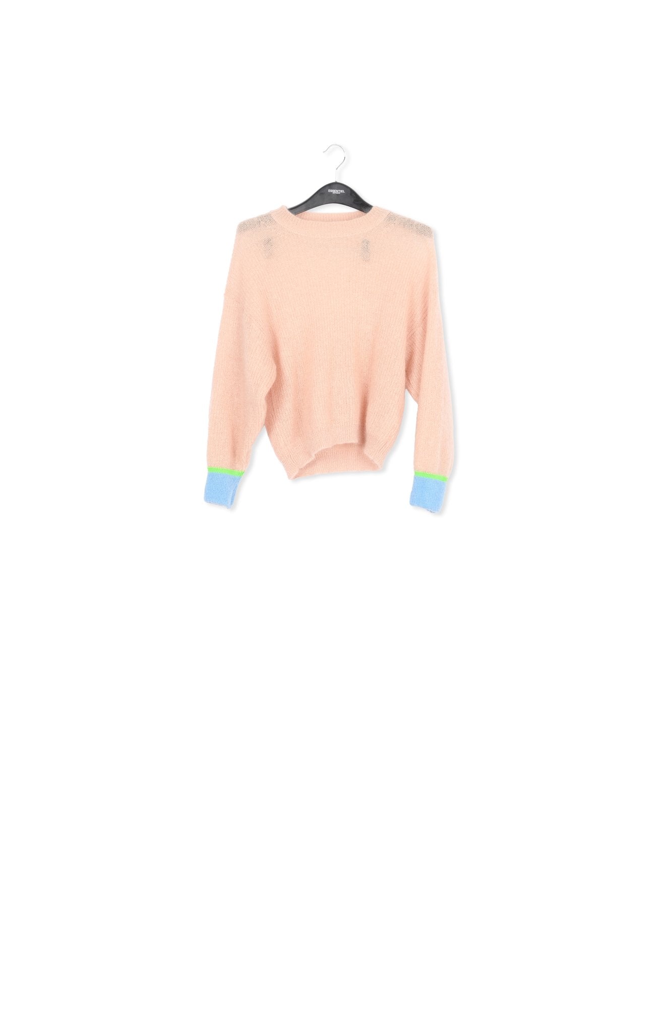 Pull rose vintage en mohair mélangé RE—SSENTIEL | Essentiel second hand