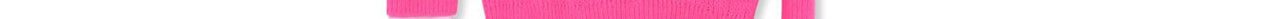 Pull maille côtelée rose aux manchettes rayées fluo Faume - seconde main