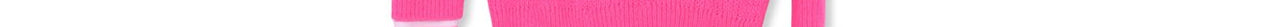 Pull maille côtelée rose aux manchettes rayées fluo Faume - seconde main