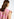 Vintage pink sleeveless knitted top with check motif Faume - seconde main
