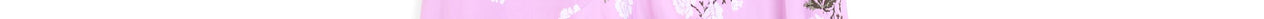 Roze rok met volantzoom en bloemenprint Faume - seconde main