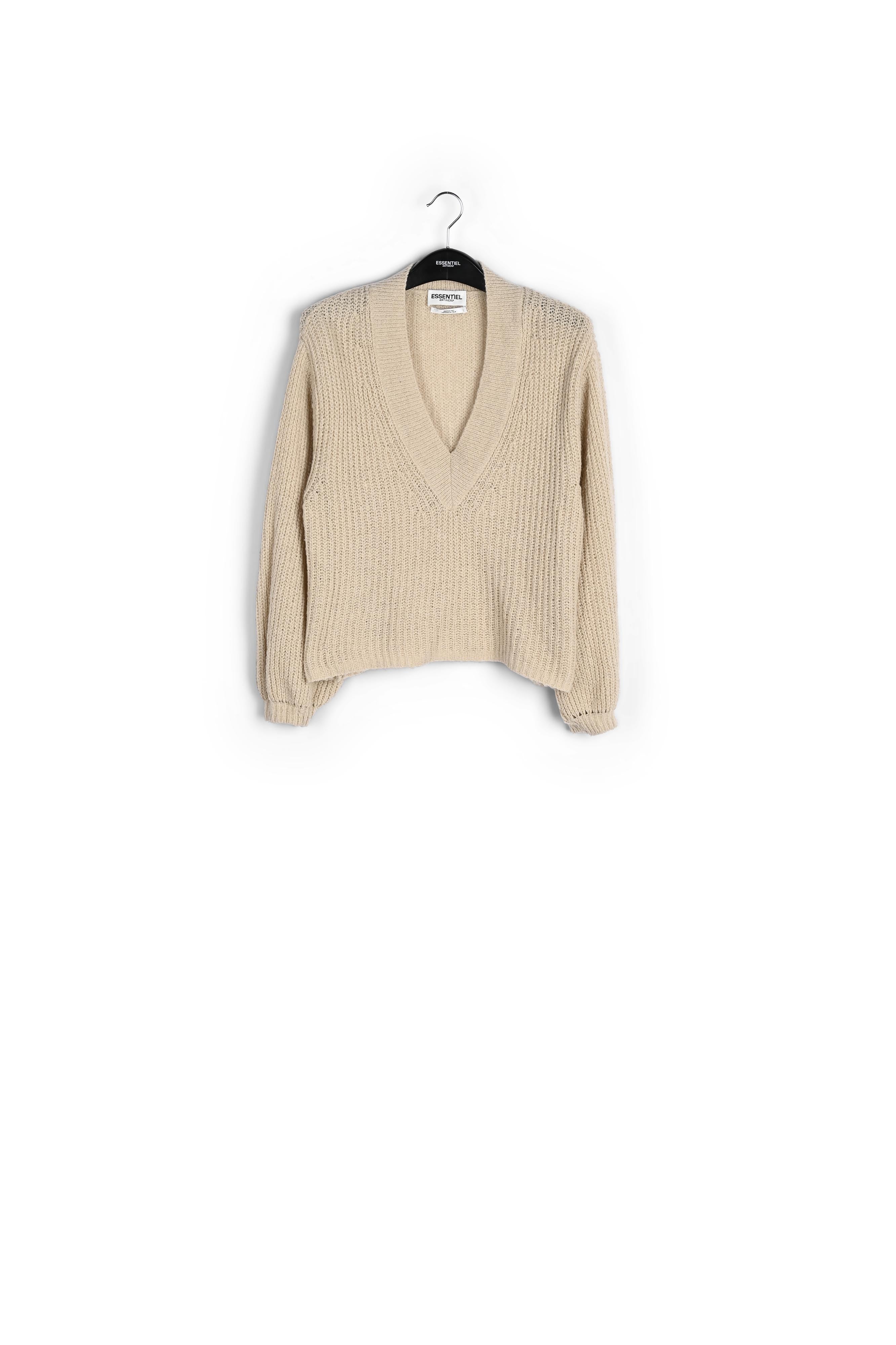 Super soft v neck sweater RE—SSENTIEL | Essentiel second hand