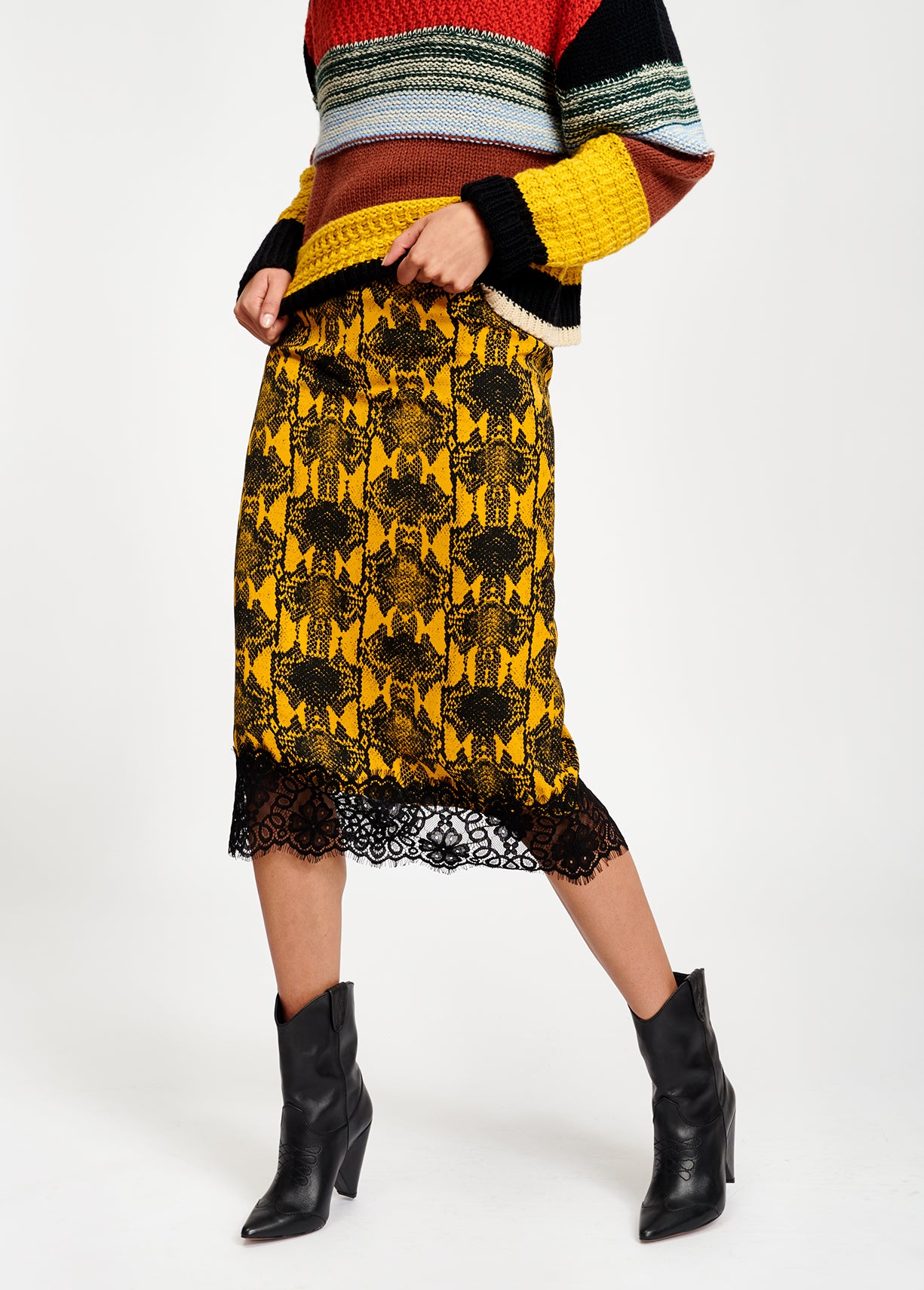 Midi pencil skirt RE—SSENTIEL | Essentiel second hand