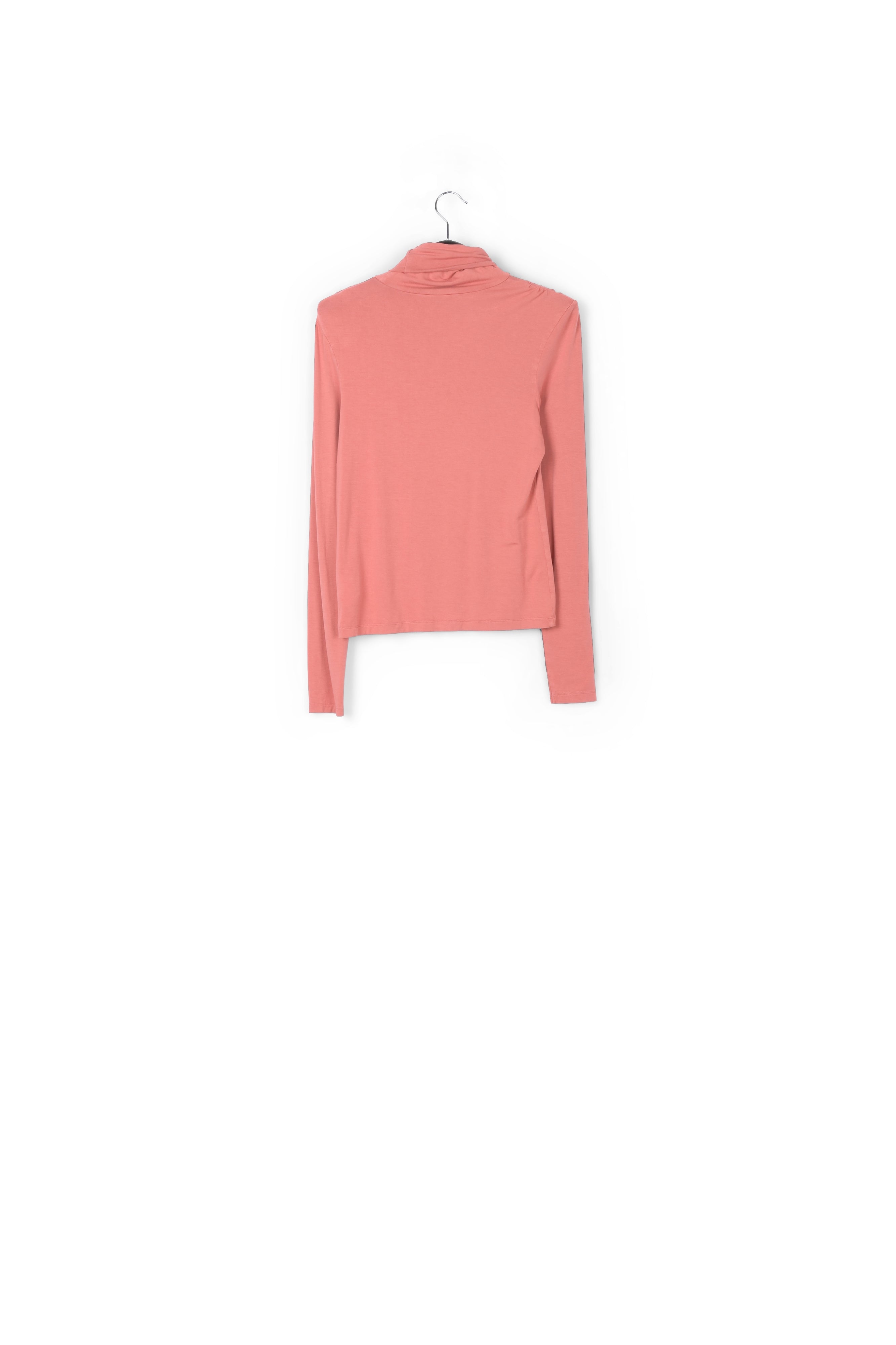 Pink turtleneck long-sleeved T-shirt RE—SSENTIEL | Essentiel second hand