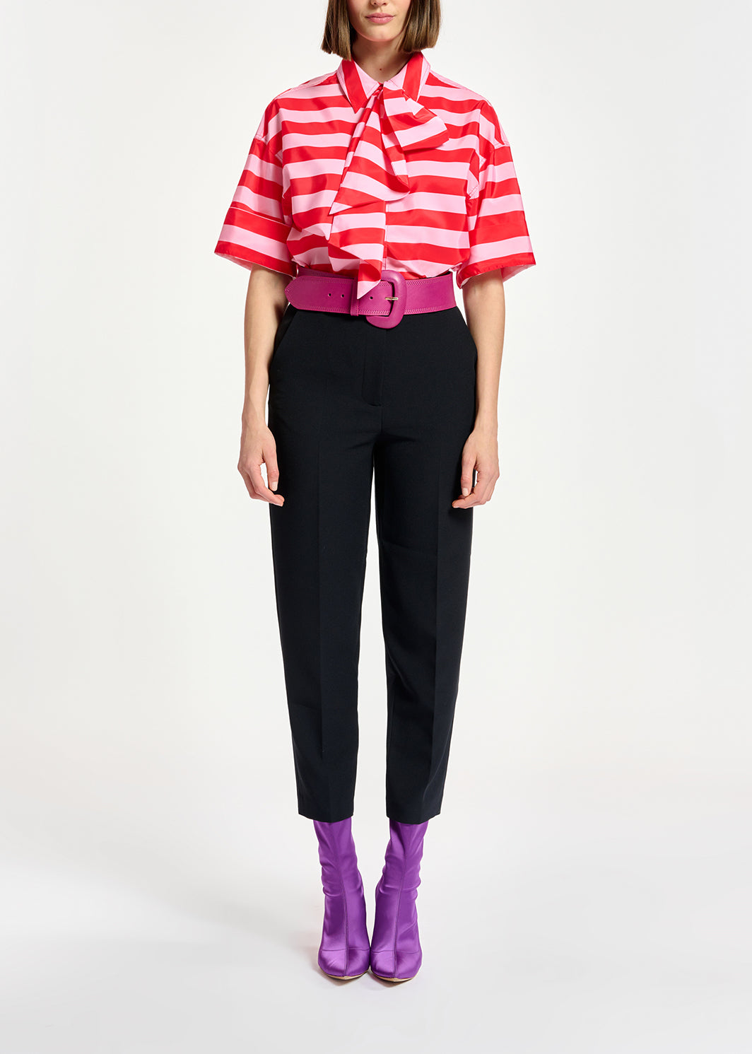 Black tapered pants RE—SSENTIEL | Essentiel second hand