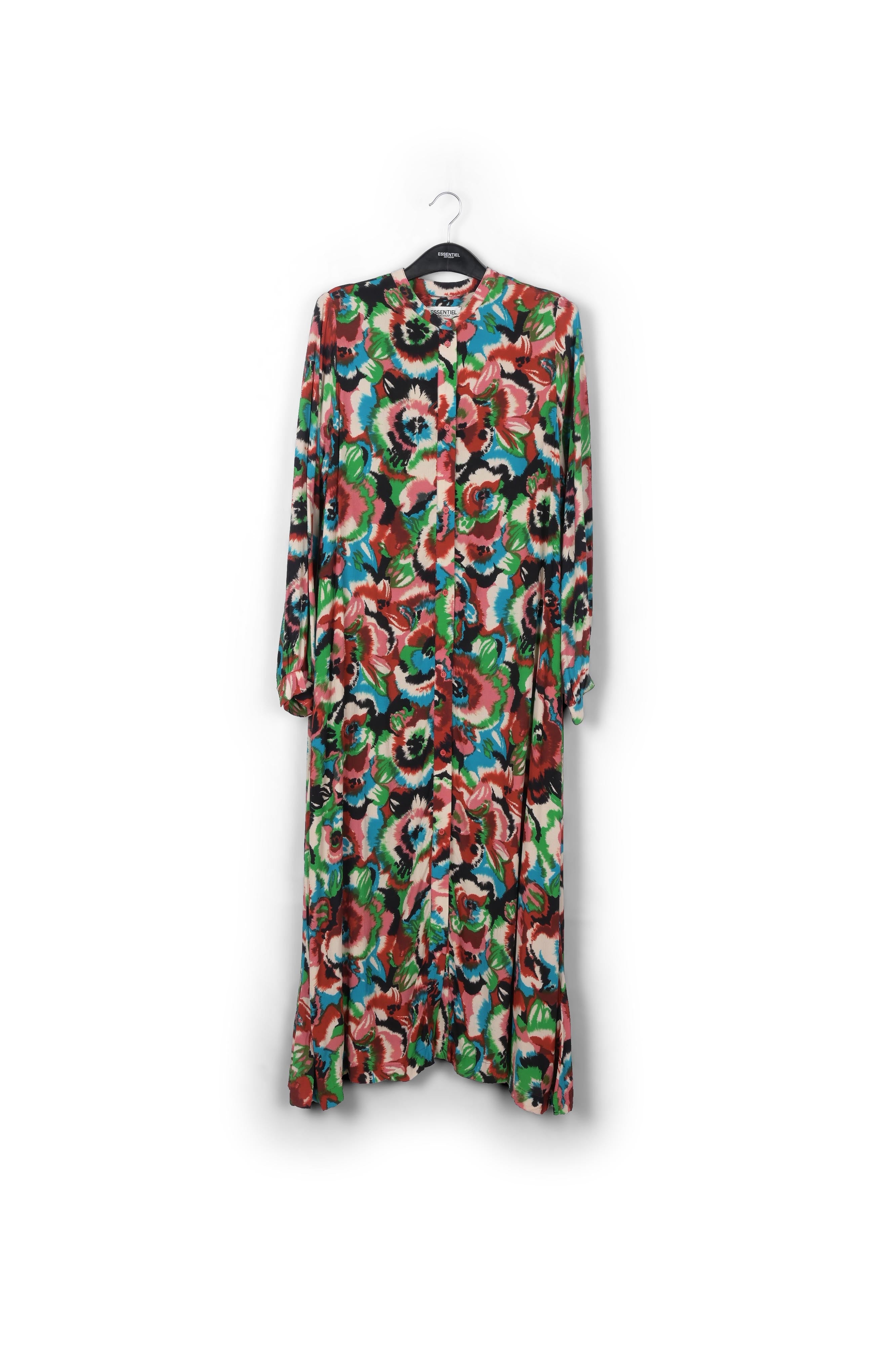 Robe chemise multicolore à imprimé fleuri RE—SSENTIEL | Essentiel second hand