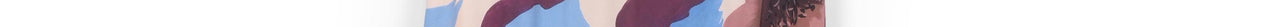 Mauve, burgundy and blue midi-length dress with floral print Faume - seconde main