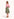 Khaki green cotton pleated midi skirt Faume - seconde main