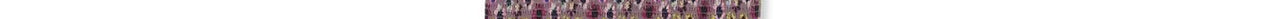 Mauve smocked midi skirt with multicolor floral print Faume - seconde main