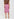 Pink sequin-embroidered A-line skirt Faume - seconde main