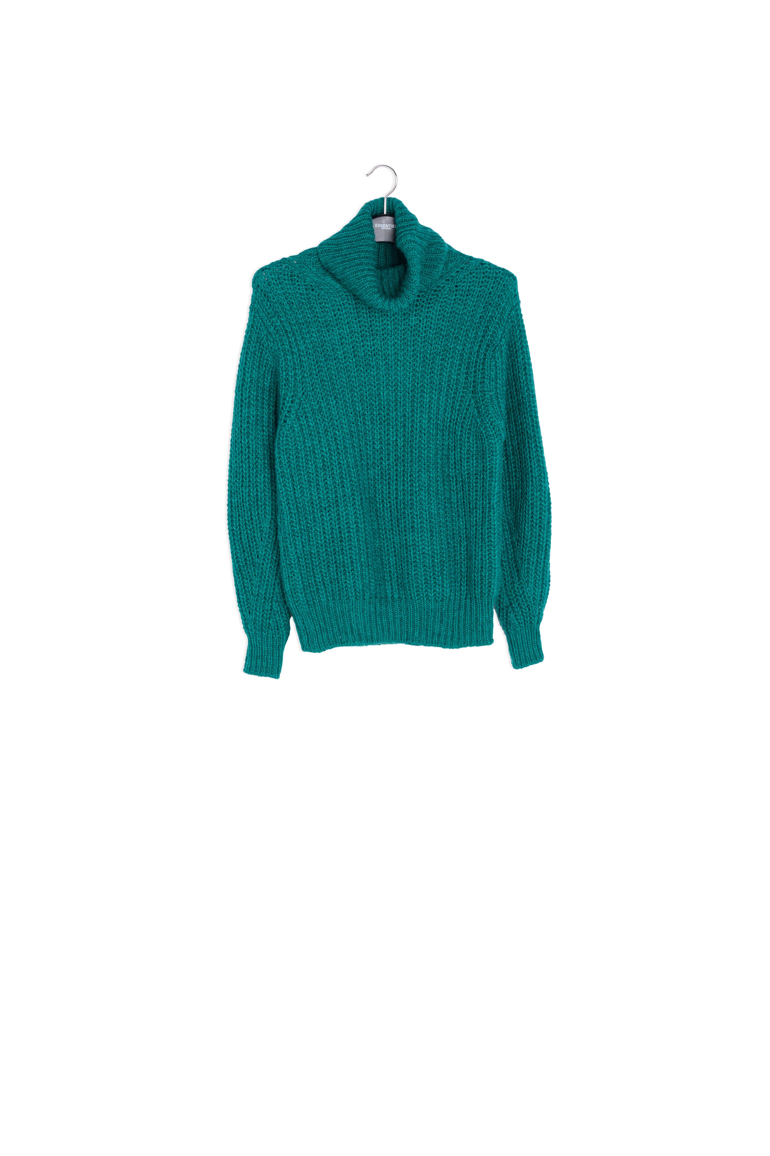 Tricot vert à grosses côtes RE—SSENTIEL | Essentiel second hand