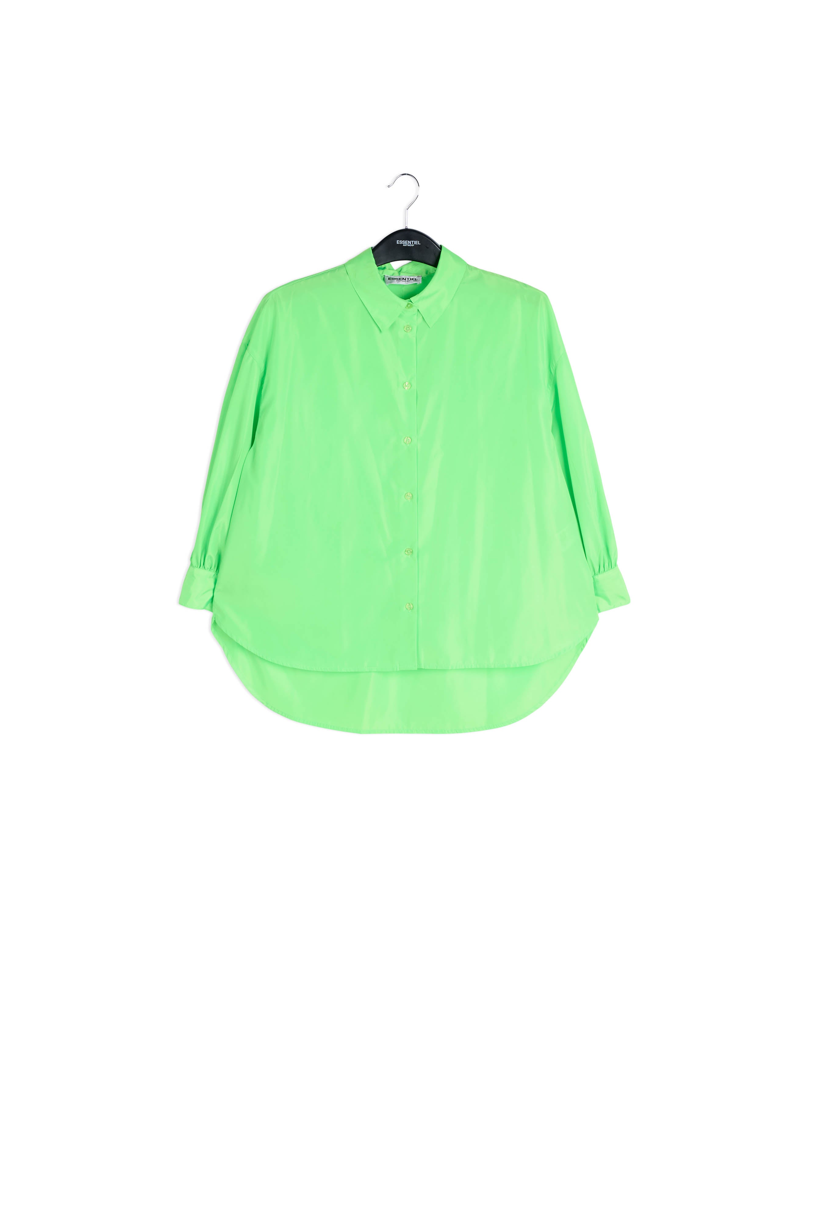 Neon green loose-fit shirt RE—SSENTIEL | Essentiel second hand