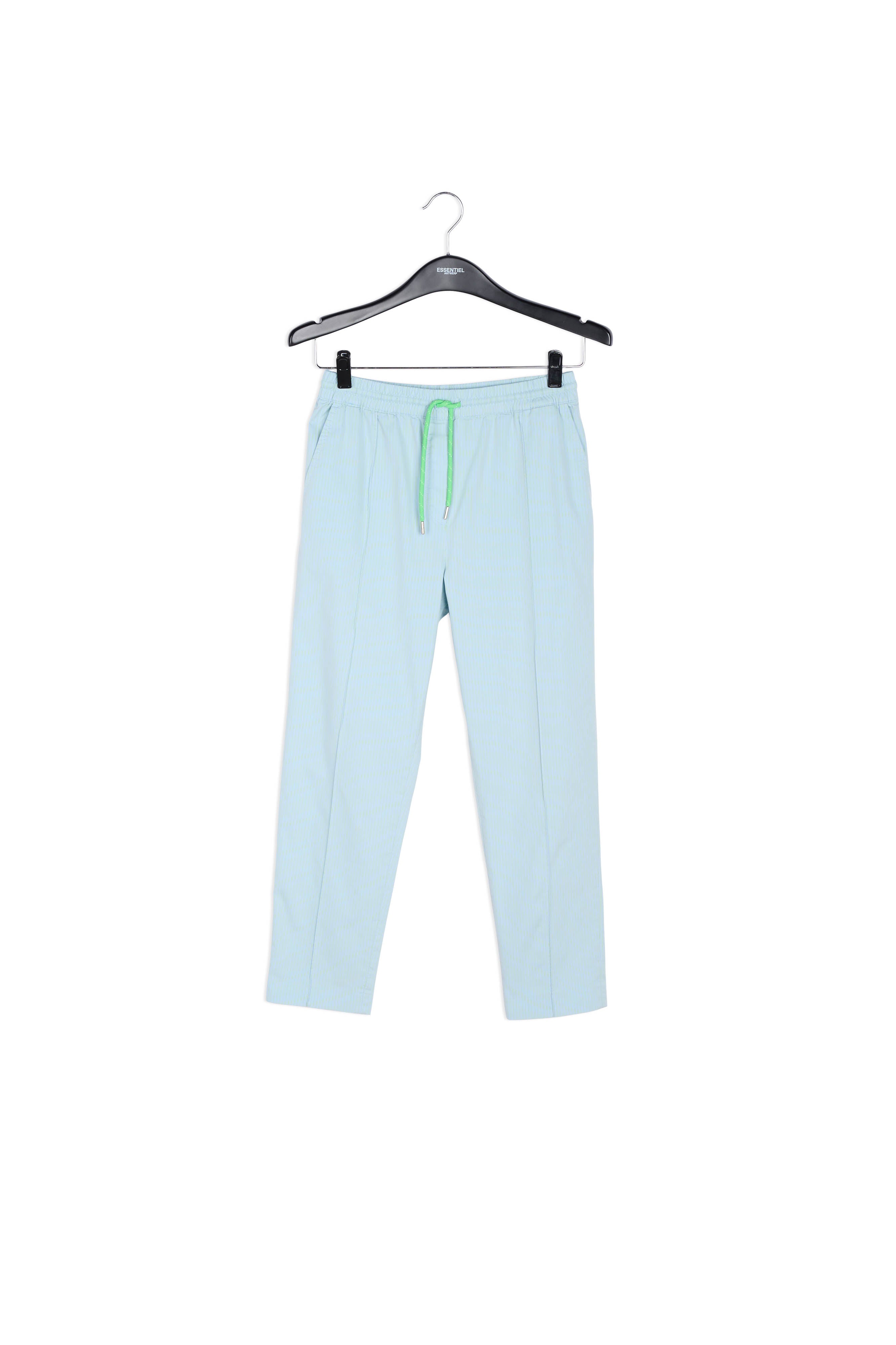 Pantalon tartan bleu clair RE—SSENTIEL | Essentiel second hand