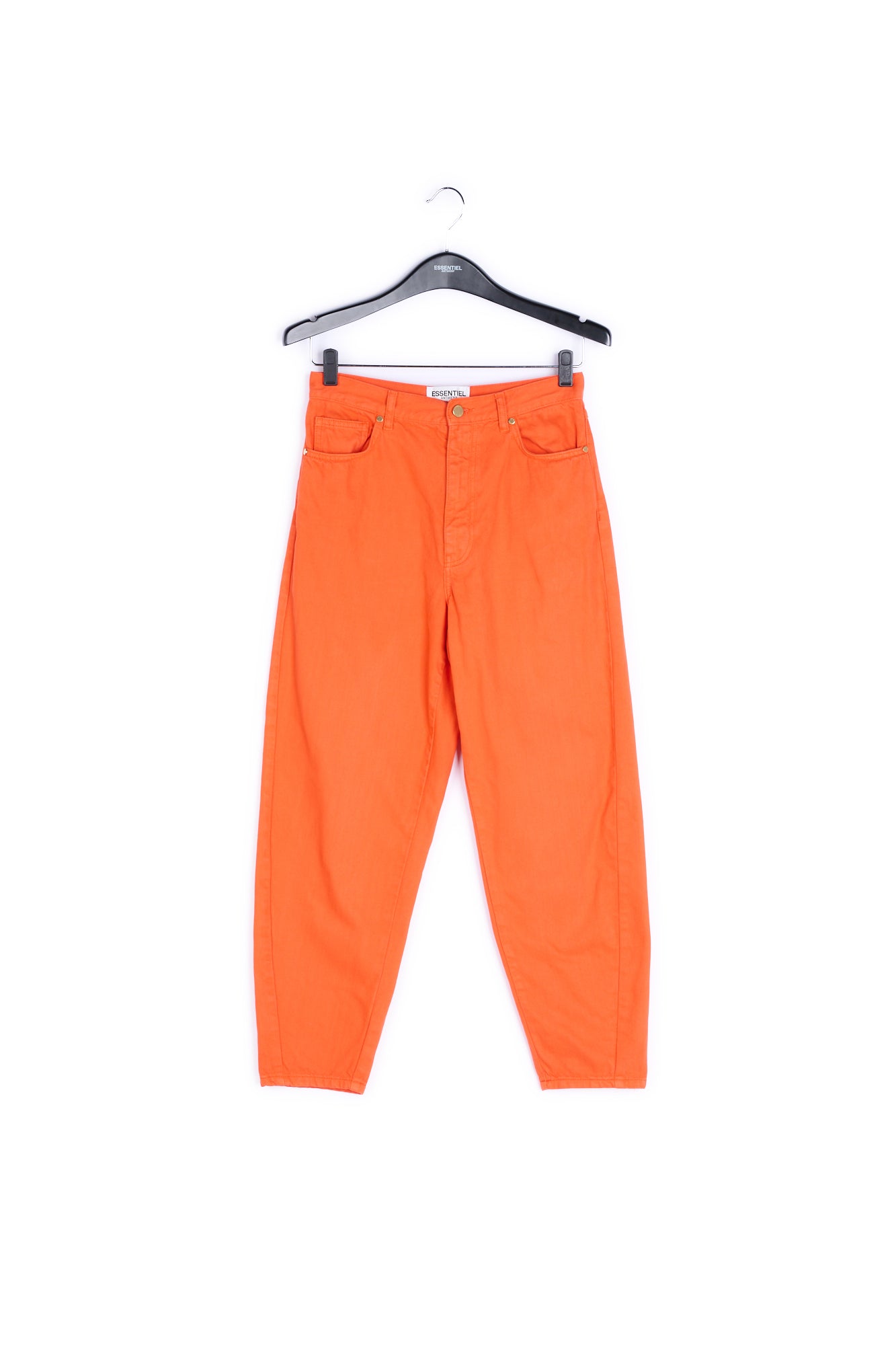 Orange high-waisted loose-fit jeans RE—SSENTIEL | Essentiel second hand