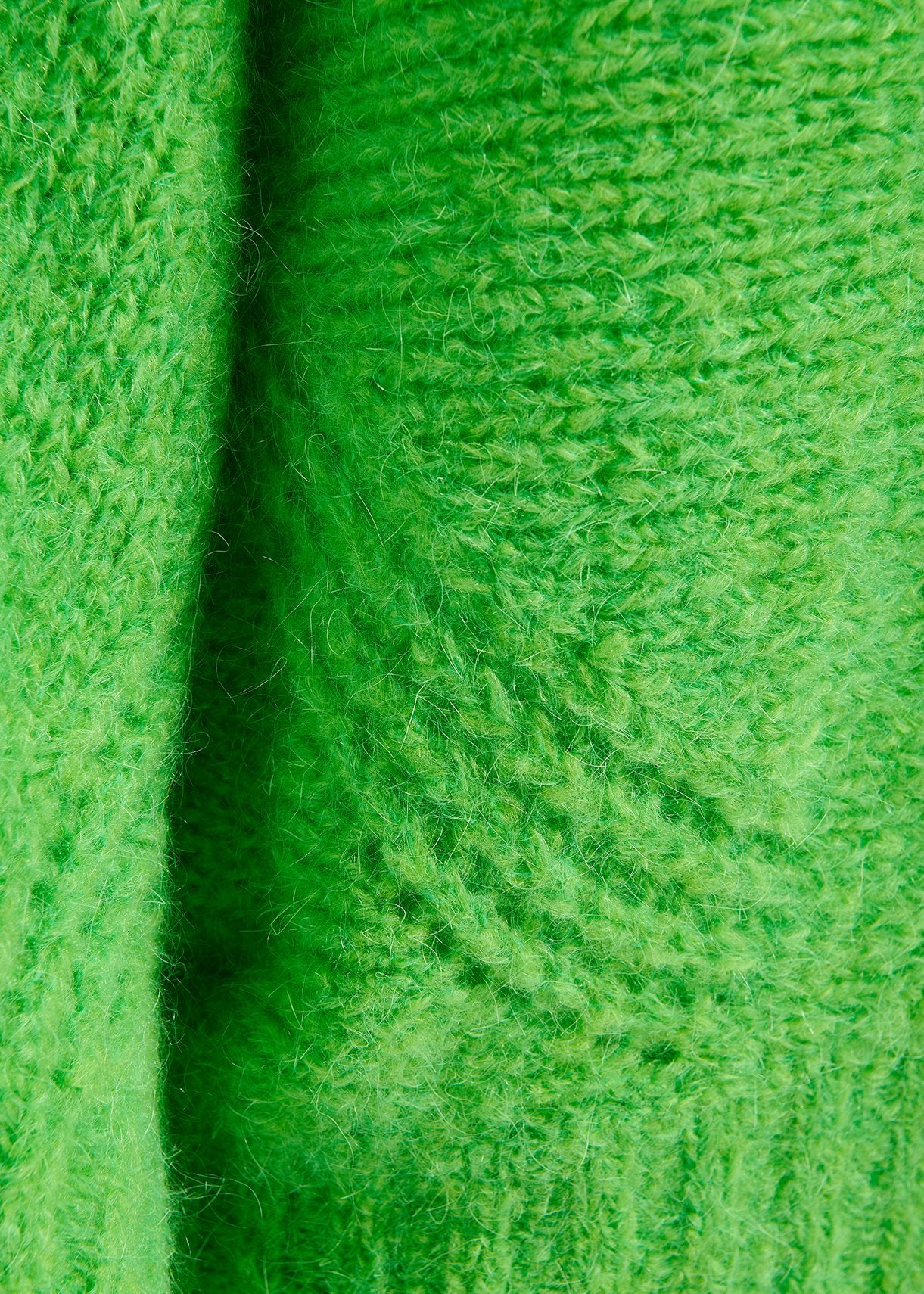 Green knit sweater with cape effect RE—SSENTIEL | Essentiel second hand