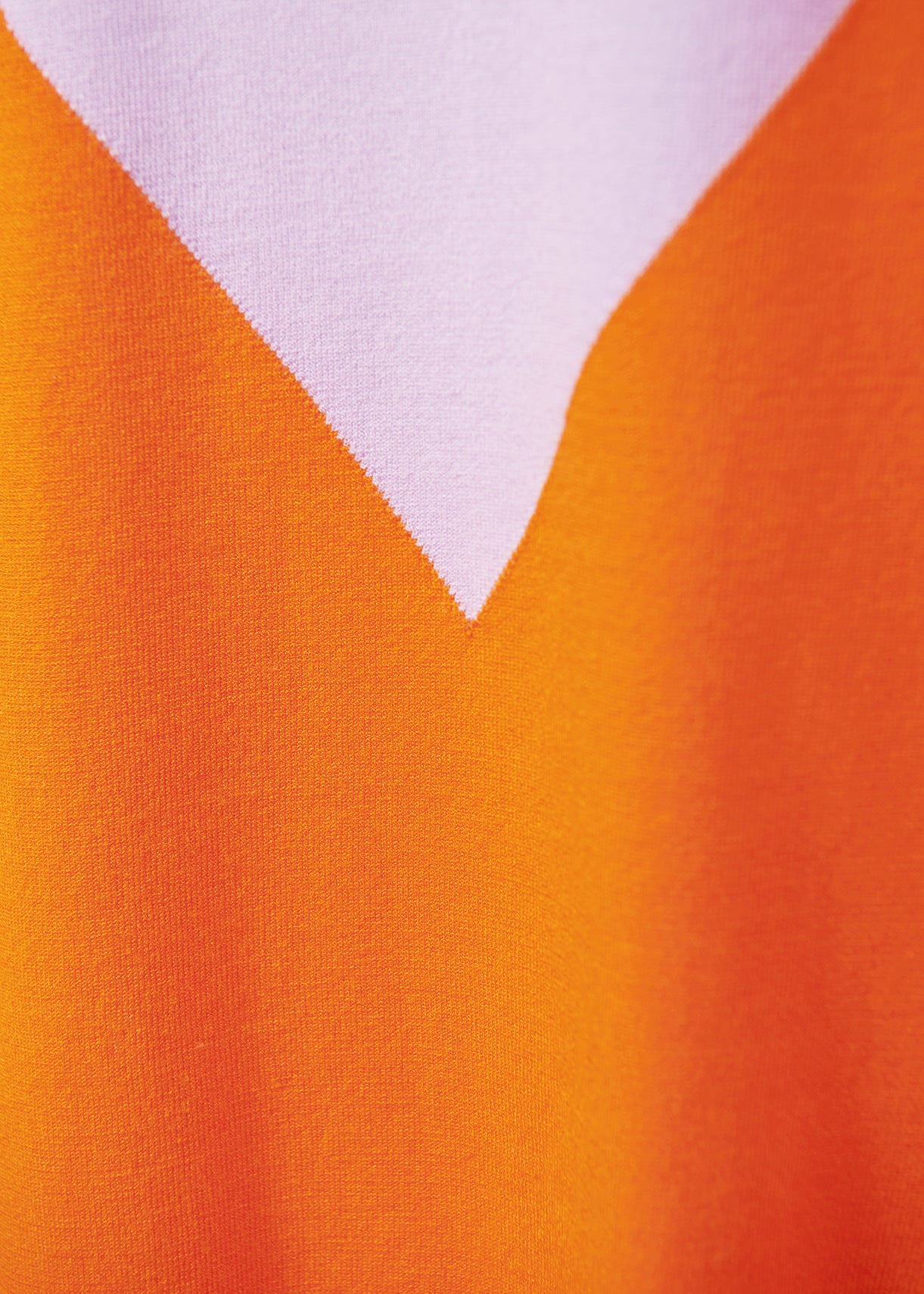 Orange and lilac knitted sleeveless top RE—SSENTIEL | Essentiel second hand