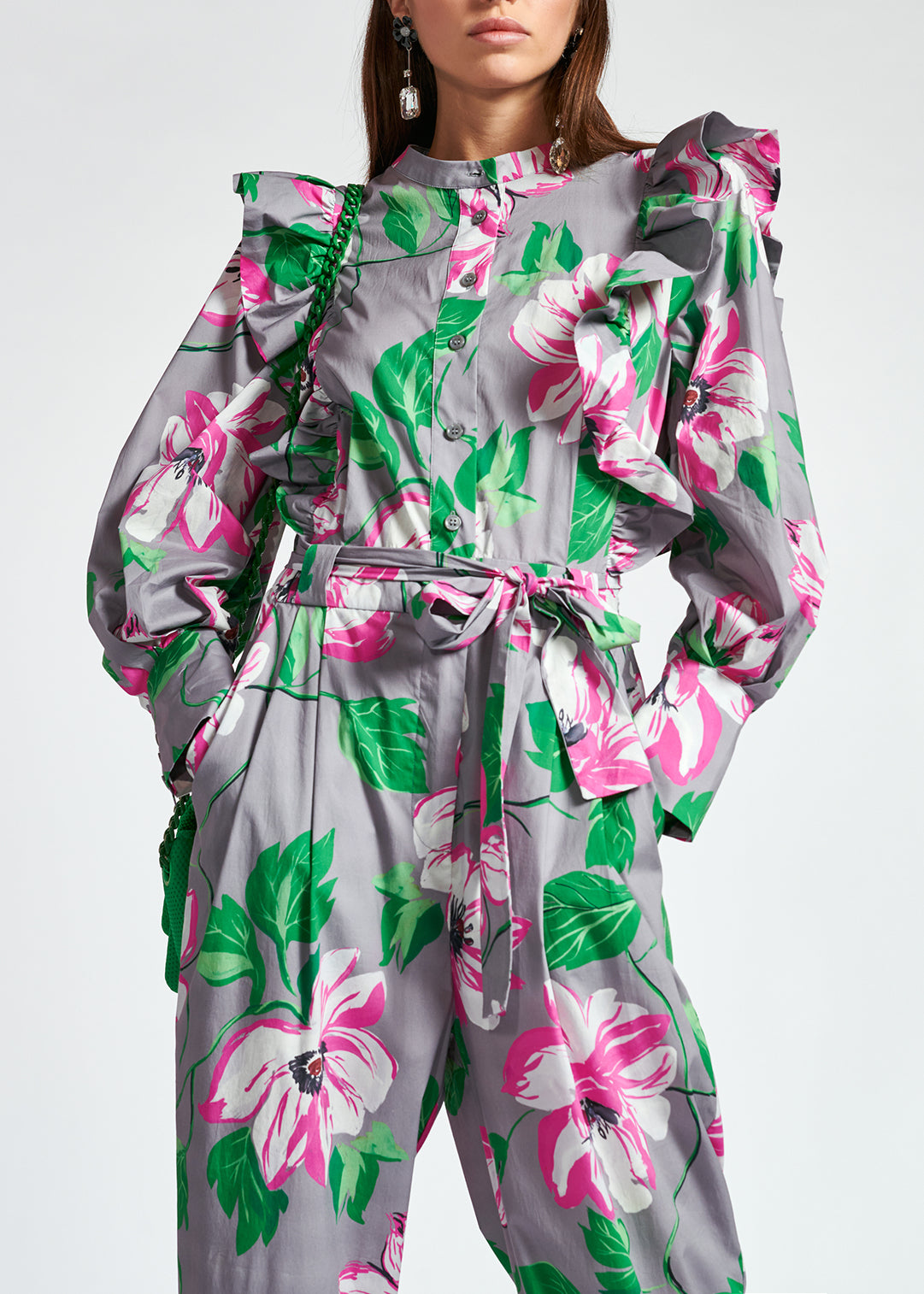 Ruggle sleeve jumpsuit RE—SSENTIEL | Essentiel second hand