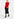 Pull en tricot rouge à épaules nues Faume - seconde main