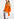 Débardeur orange en tricot fin Faume - seconde main
