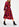 Robe maxi à imprimé abstrait noir, orange et pourpre Faume - seconde main