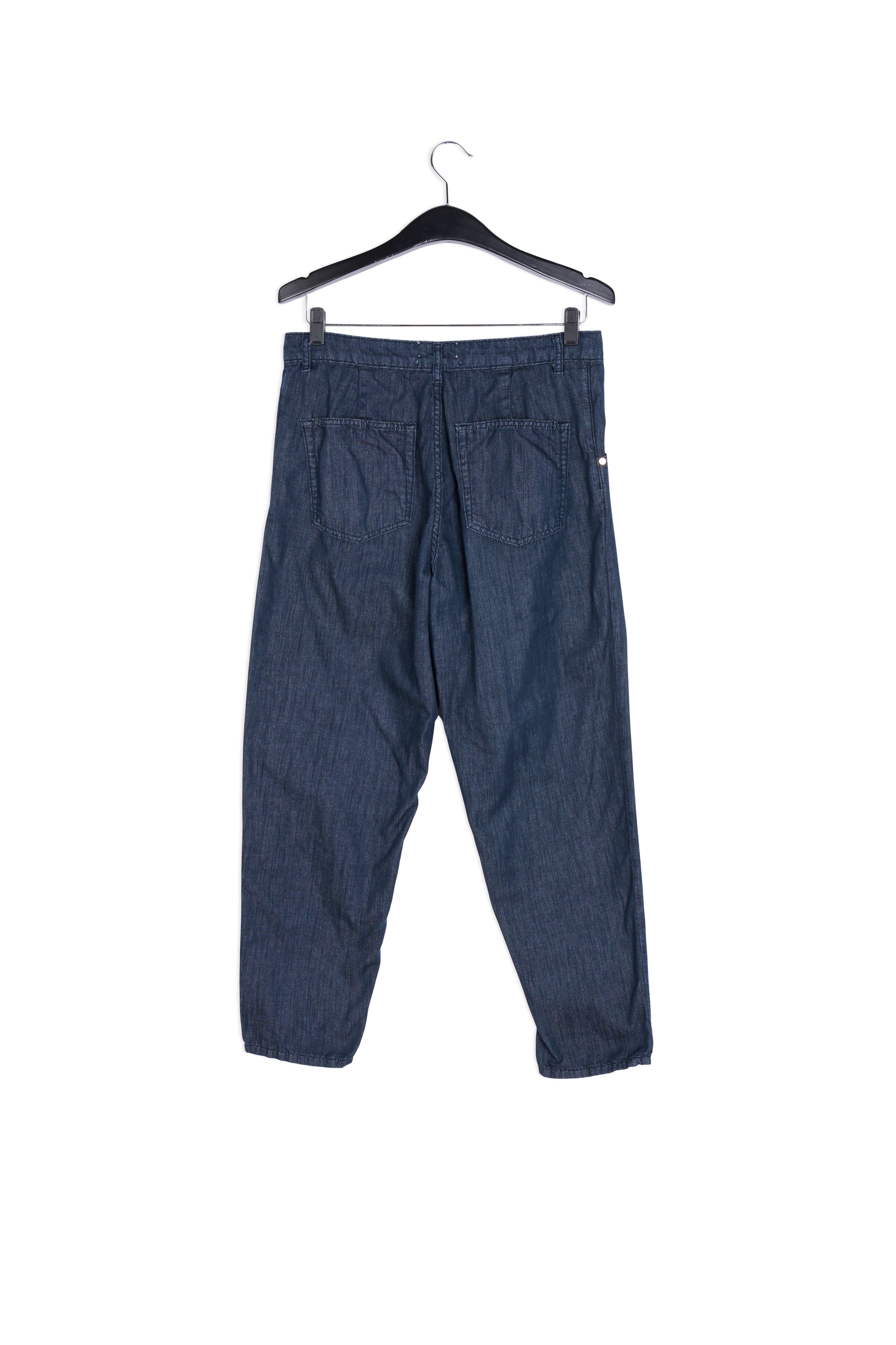 Dark blue loose-fit denim pants RE—SSENTIEL | Essentiel second hand