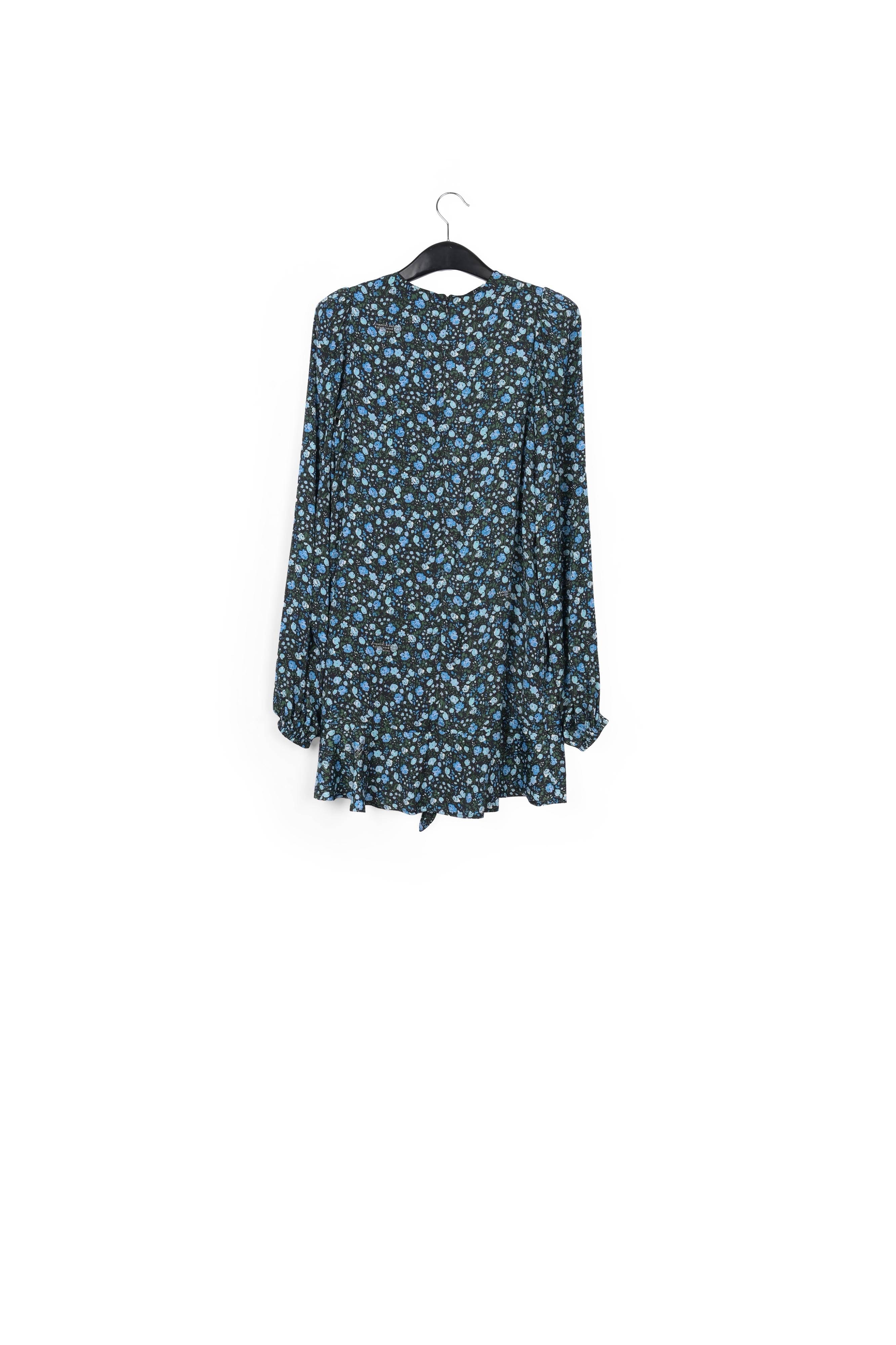 Mini-robe bleue à imprimé floral RE—SSENTIEL | Essentiel second hand