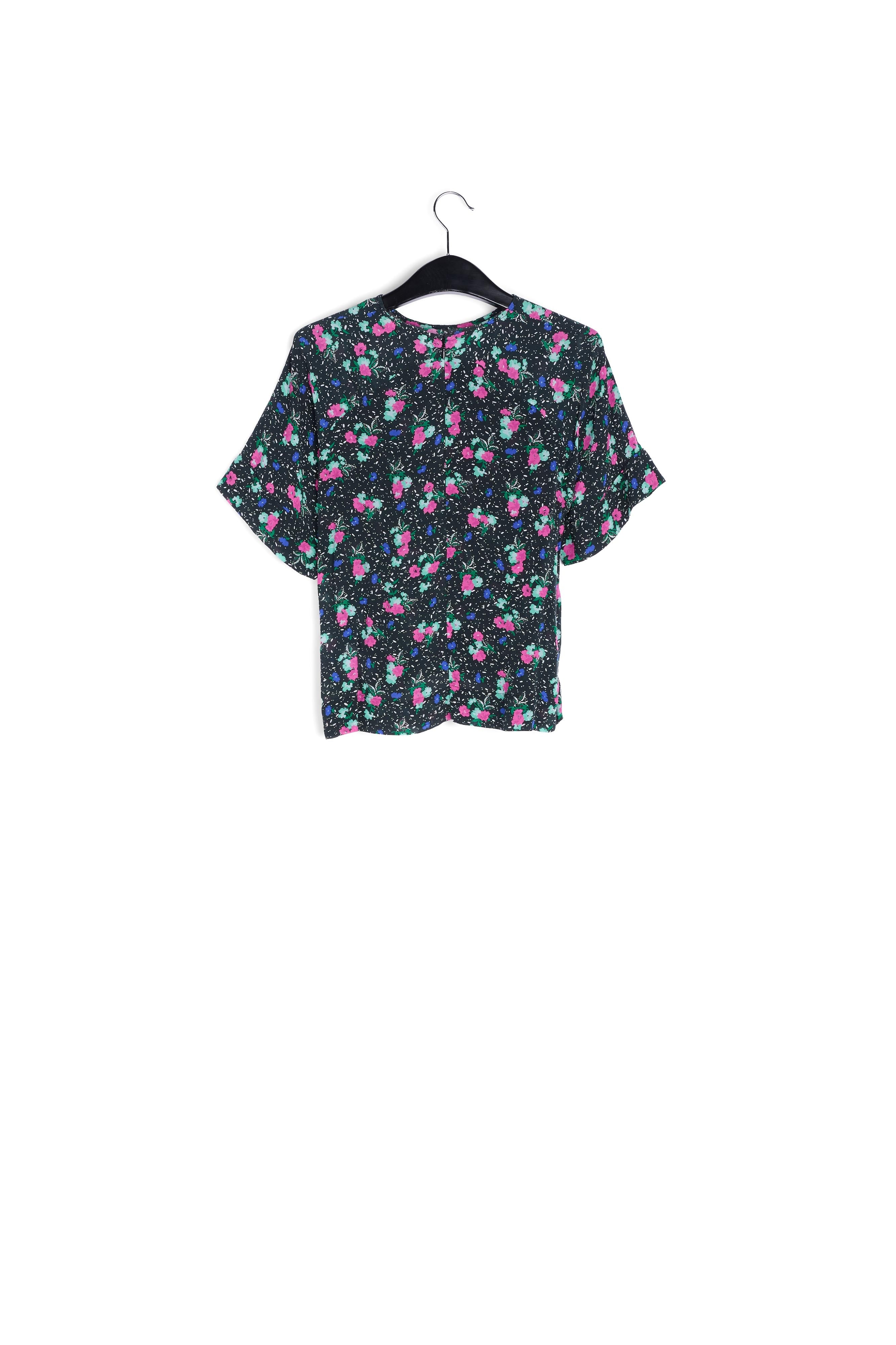 Off-white floral-print top RE—SSENTIEL | Essentiel second hand