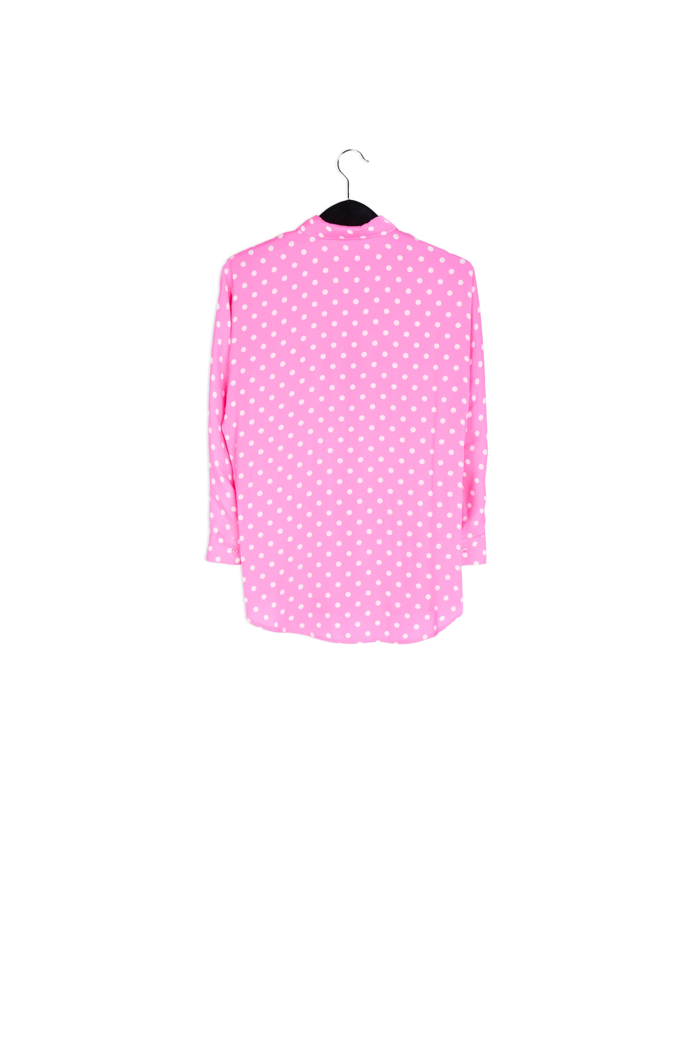 Chemise rose fluo à pois RE—SSENTIEL | Essentiel second hand