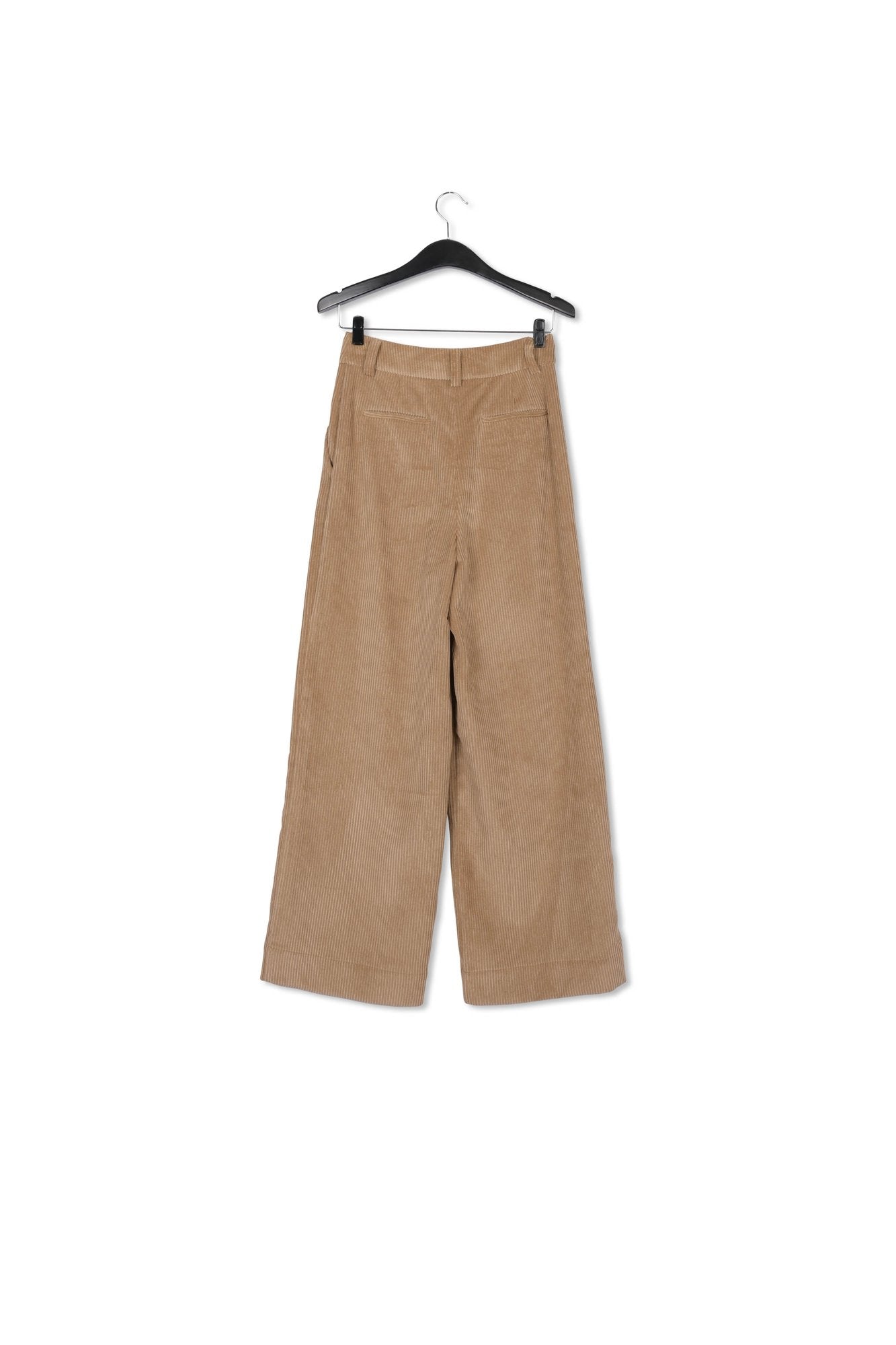 Camel corduroy wide-leg pants RE—SSENTIEL | Essentiel second hand