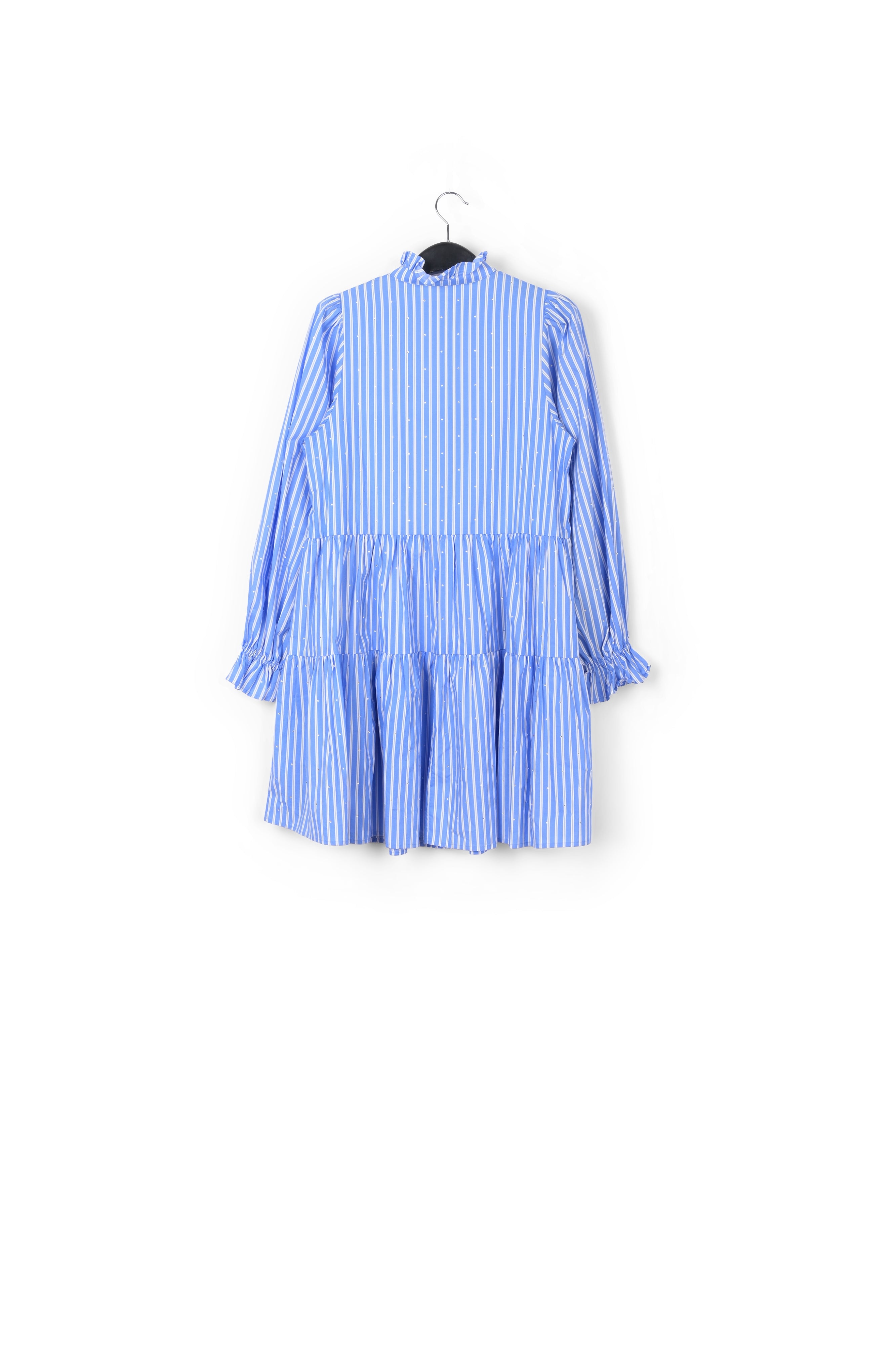 Mini robe bleu clair en popeline avec strass RE—SSENTIEL | Essentiel second hand