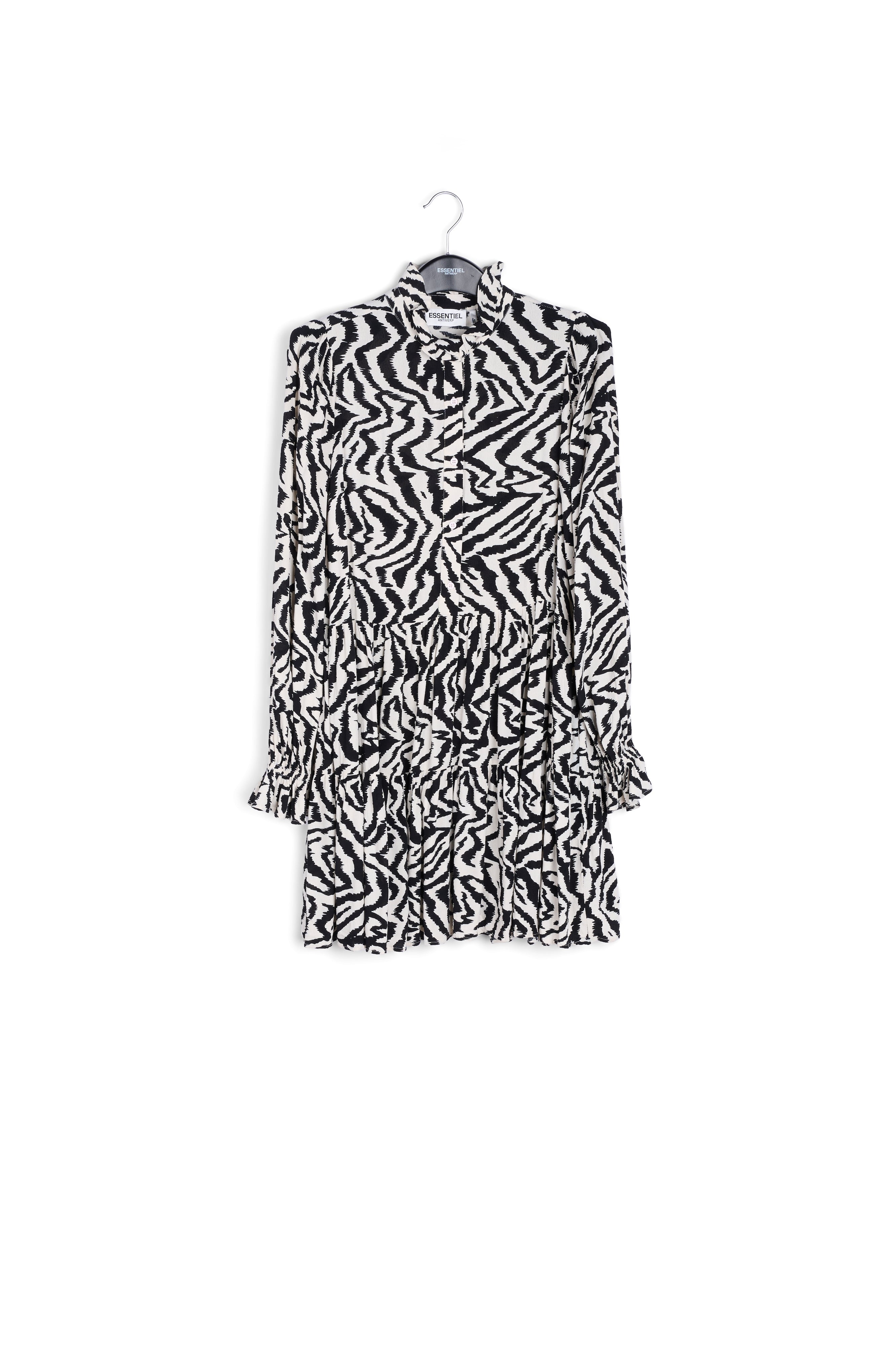 A-lijn mini-jurk met luipaardprint en stippen RE—SSENTIEL | Essentiel second hand