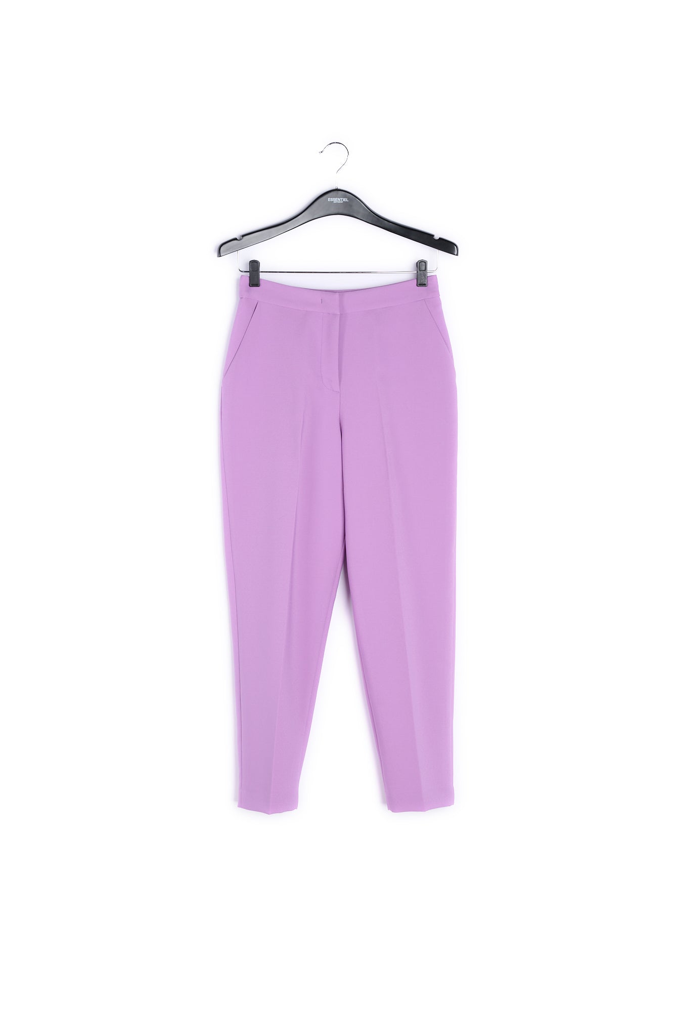 Purple classic tailored trousers RE—SSENTIEL | Essentiel second hand
