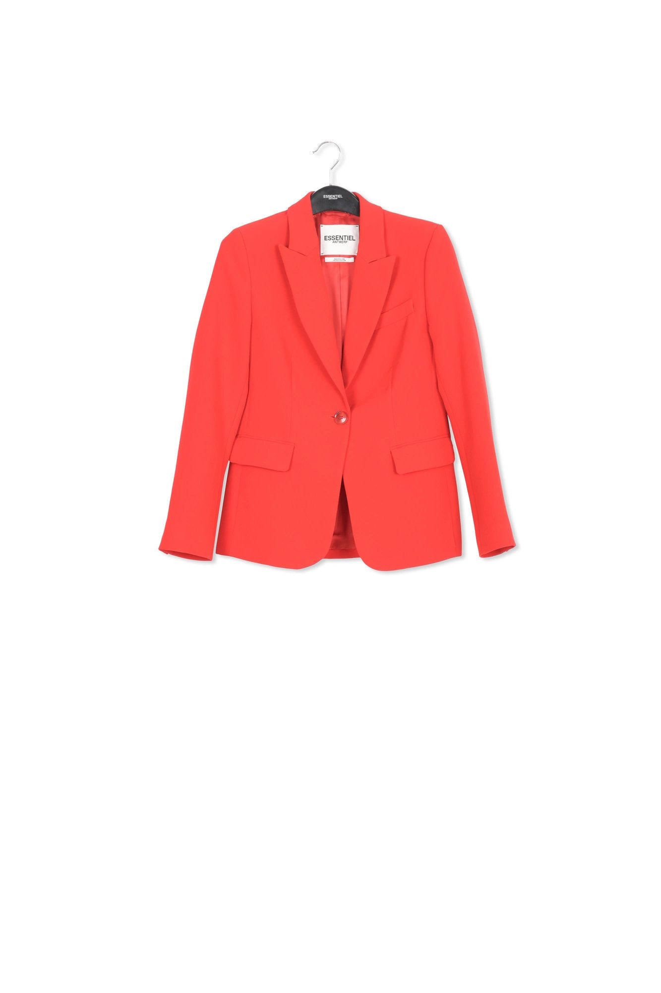 Veste rouge à coupe ajustée RE—SSENTIEL | Essentiel second hand
